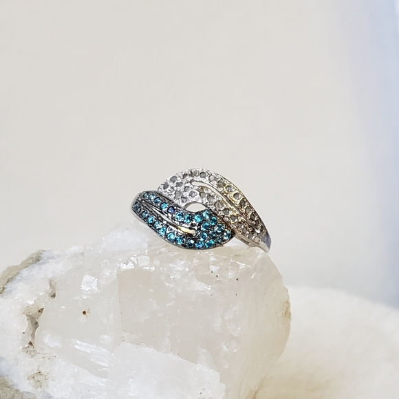 Polki diamond wedding ring, Sterling Silver diamond ring,women's wedding rings - Picture 2 of 7